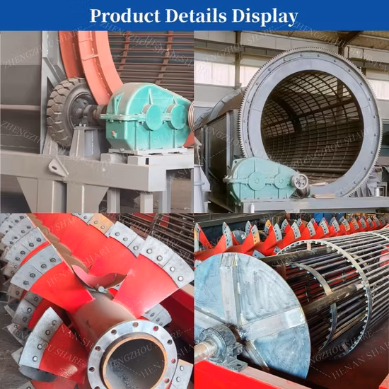 Оборудование с вибрационным ситом Trommel для камнедробилки